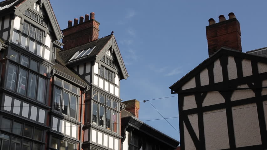 Architecture in Lace Market Area, Nottingham, England, UK, Europe