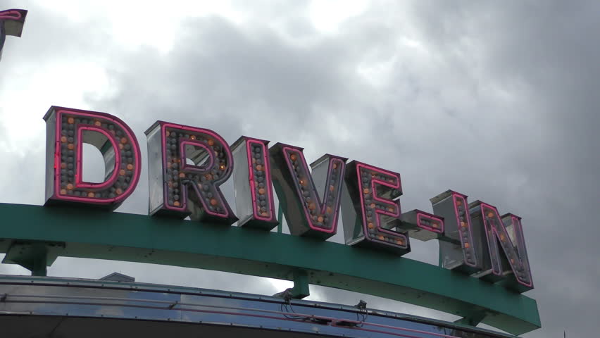 Retro drive in neon sign 4K Vodeo, a Signs & Symbol Video by Melissa Madia