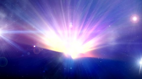 Aura Loop Spiral Galaxy Big Bang Space journey animation shiny stars galaxy Cluster nebula comets Glowing galaxies Flying passing Galaxy Beautiful Big Bang Universe Creation space Huge First Explosion