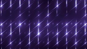 Floodlights disco background. Bright violet flood lights flashing. Seamless loop. 