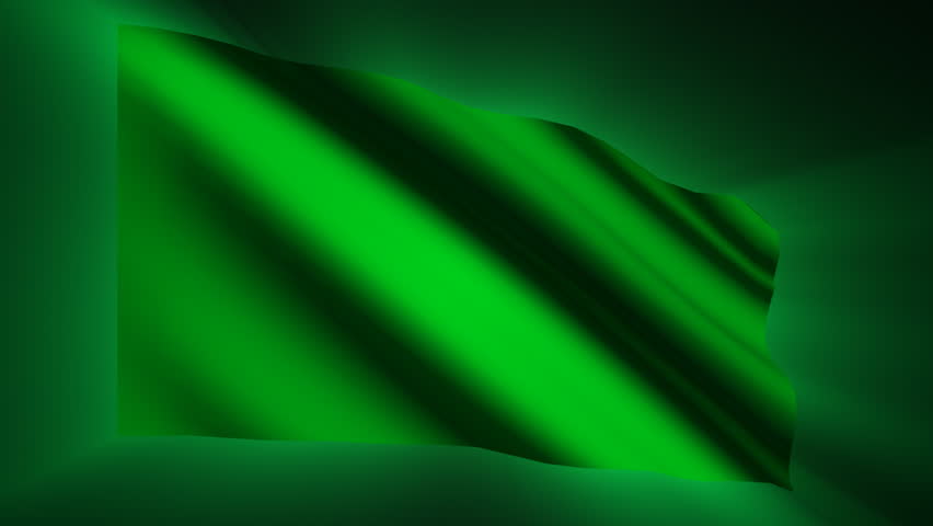 Libyan shining waving flag - HD loop 