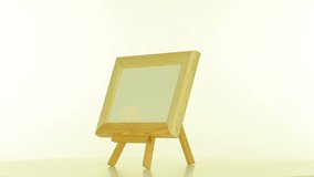 Wooden frame on a white background - Powered by Shutterstock - Get 15% off with code: PIKWIZARD15