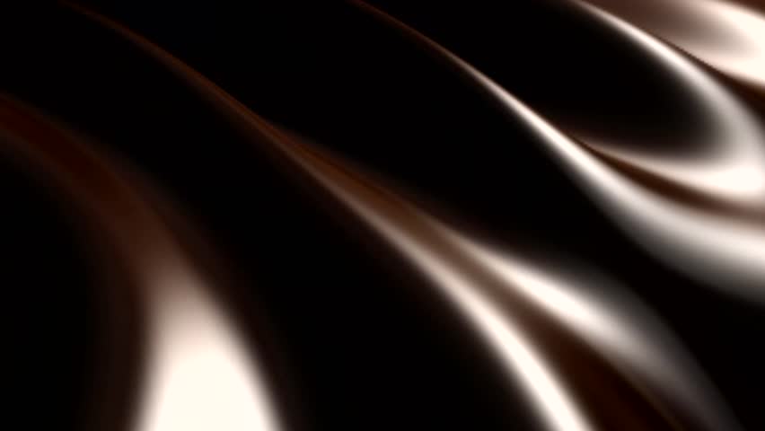 Chocolate pouring in thick waves, background thick waves of chocolate, texture and animation. Royalty-Free Stock Footage #9400430