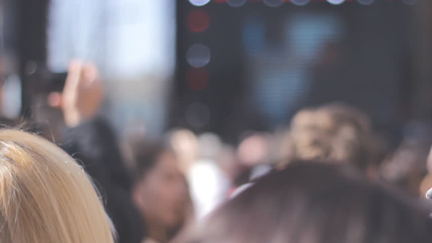 Crowd concert out of focus Bokeh blur urban background 1920x1080 full hd footage | Shutterstock HD Video #9401666