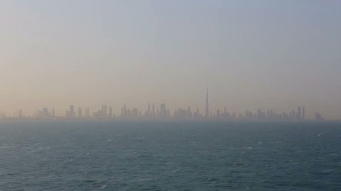 Panorama of the city island
