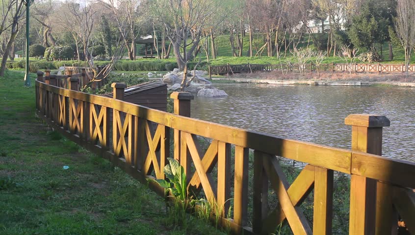 Bahcesehir Park in Istanbul, Turkey.