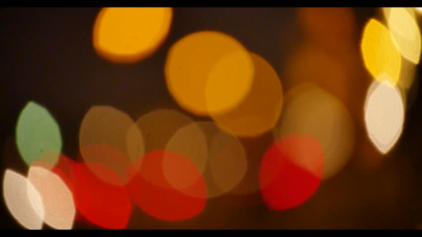 Defocused colorful city lights at night/ evening
