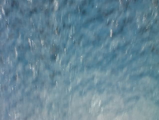 Flowing water blue