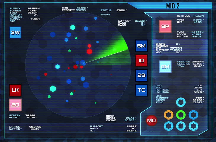 command center interface animation map: วิดีโอสต็อก (ปลอดค่าลิขสิทธิ์ ...