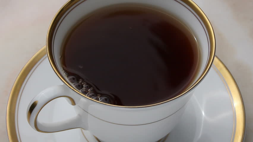 Tea being poured
