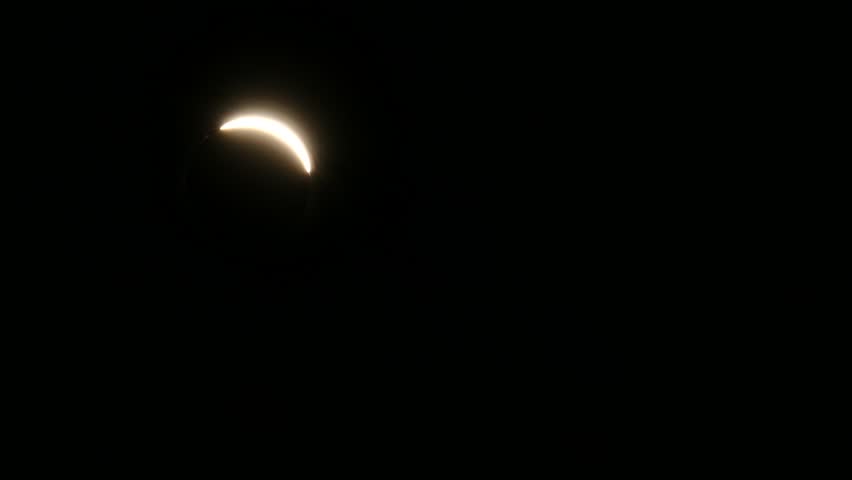 Realtime footage of Solar Eclipse on March 20, 2015 in Iceland | Shutterstock HD Video #9470099