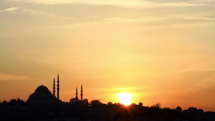 Istanbul skyline with Suleymaniye Mosque