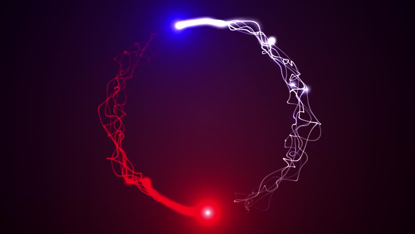 Abstract particles Curcle Background