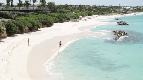 Scenic View of The Shores of Anguilla - Caribbean Beaches and Tourism