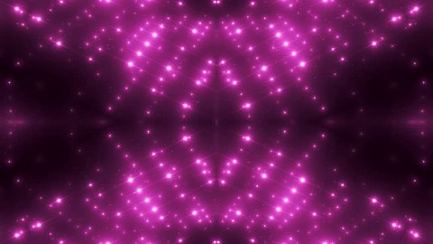 Floodlights disco background.
Abstract motion background in magenta colors, shining lights, energy waves. Light seamless background. Seamless loop.