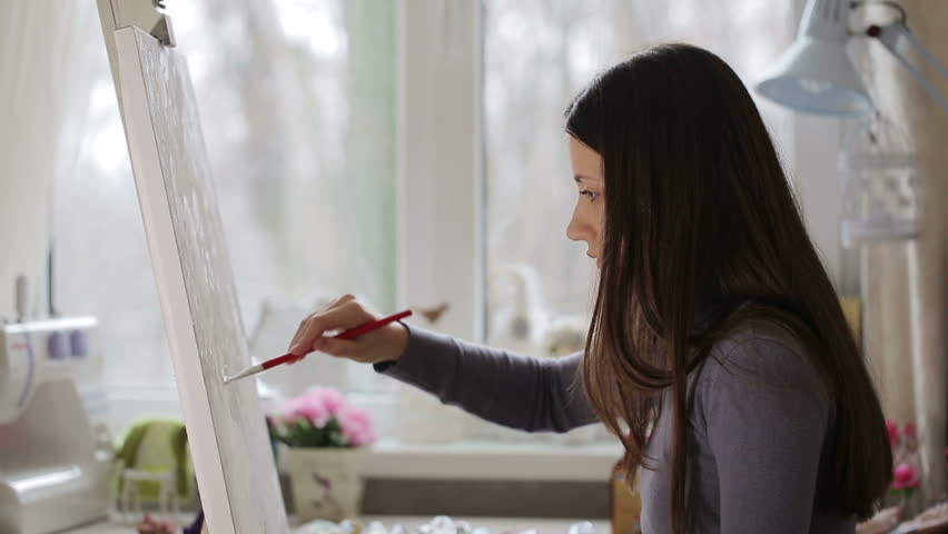 The Artist Paints a Picture