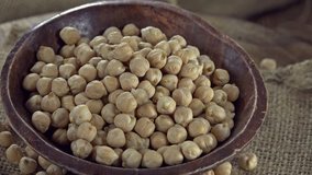 Chick Peas (not seamless loopable 4K UHD footage)