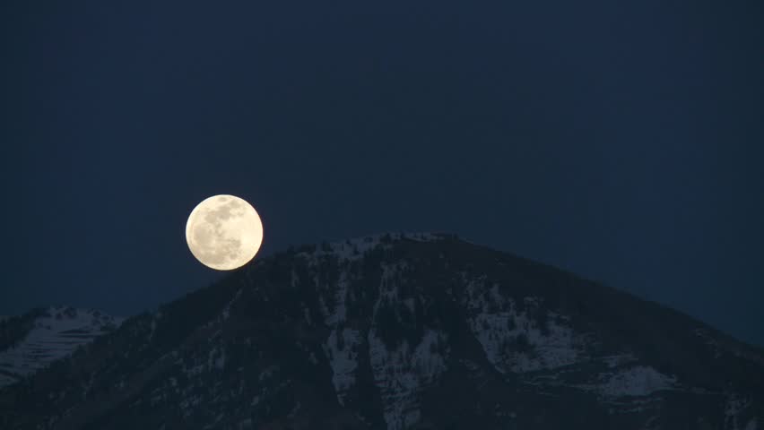 utah lake moon rise Stock Footage Video (100% Royalty-free) 9548726 ...