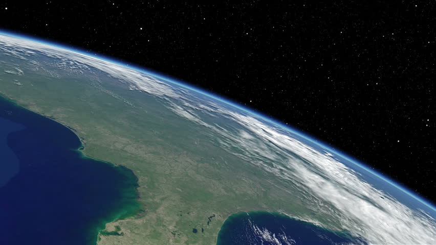 Simulated International Space Station earth orbit flyover of the Florida peninsula from Jacksonville, Florida to Cuba. Available in UHD and DCI 2K/4K sizes, by request.