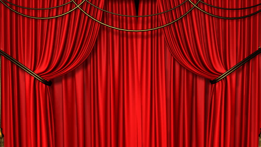 Red Theater Curtain opens. Comes with Alpha.