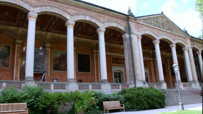 Trinkhalle (pump house) in the Kurhaus spa complex in Baden-Baden, Germany