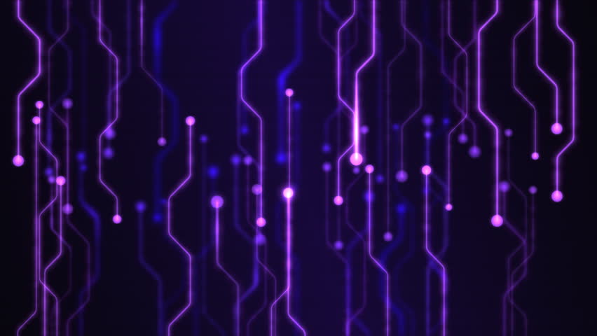 Abstract Technology Circuit Background Animation Stock Footage Video