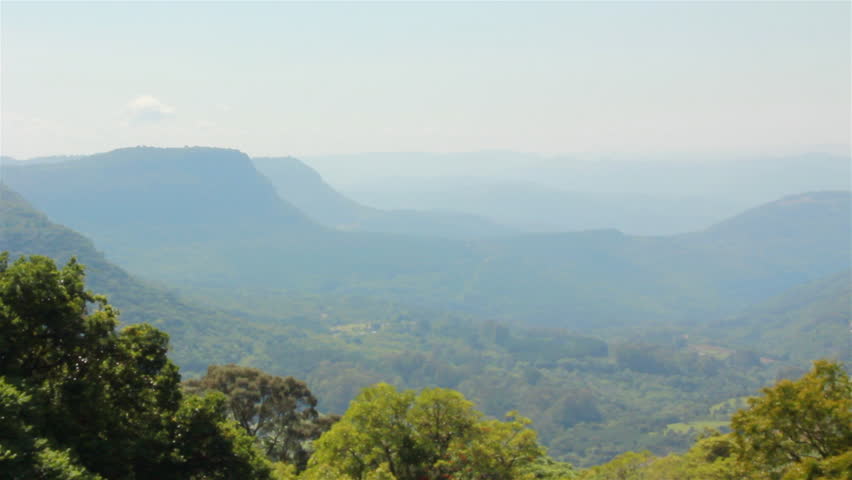 Vale of Quilombo as seen from vantage point in Gramado, Rio Grande do Sul,