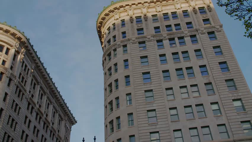 Matching buildings in downtown Salt Lake City, Utah.