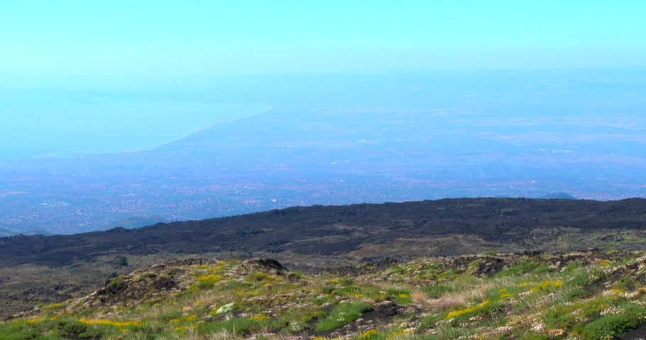 View from Mount Etna, August 2014