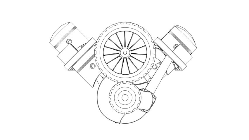Как рисовать мотор