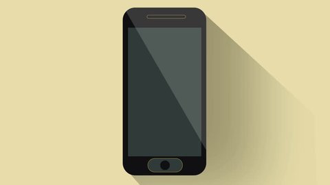 Beautiful Animation Smartphone Screen View Icons Stock Footage Video (100%  Royalty-free) 9619856 | Shutterstock