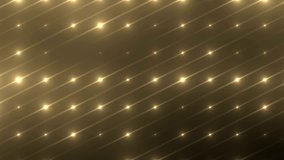 Flood lights disco background.  Flood lights flashing. Gold background. Seamless loop. look more options and sets footage in my portfolio 