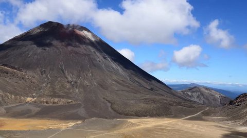 New Zealand volcanos at Tongariro national park