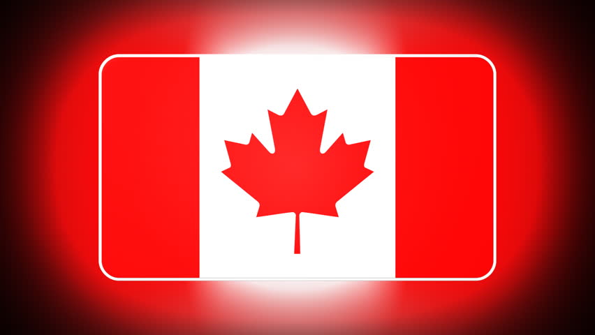 Canadian 3D flag - HD loop 