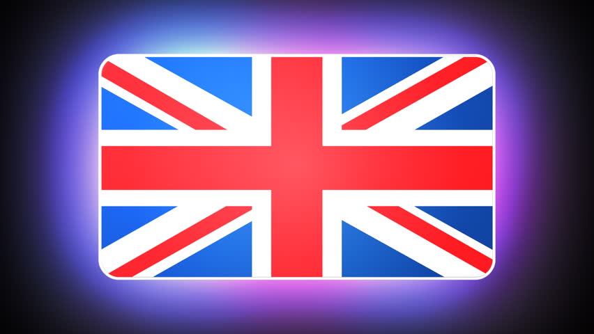 United Kingdom 3D flag - HD loop 