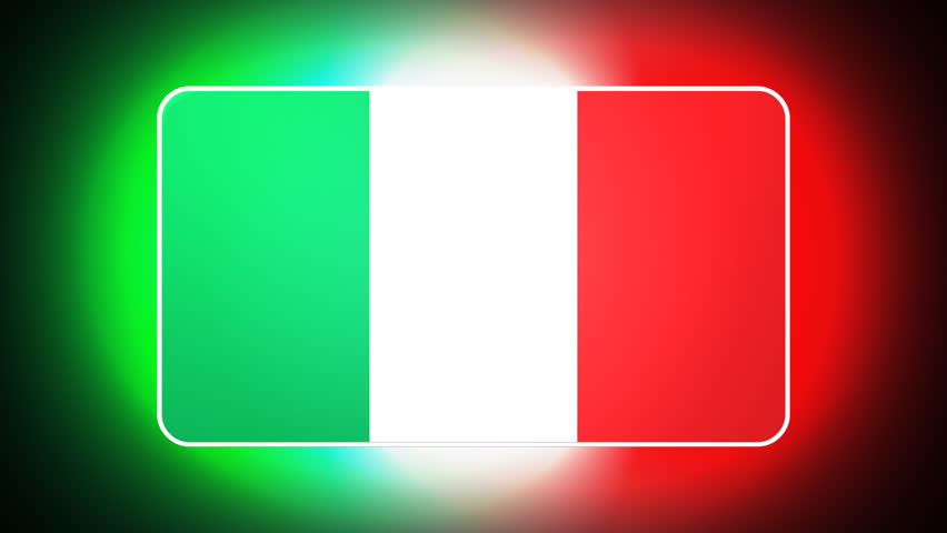 Italian 3D flag - HD loop 