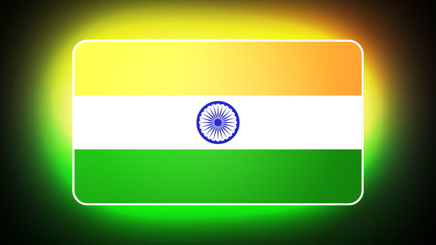 Indian 3D flag - HD loop 