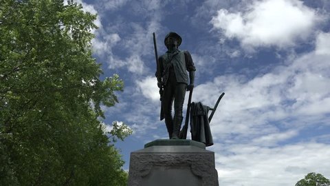Land Use Minuteman National Historic Park Summer United States History Statue Revolutionary War