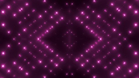 Fractal  magenta kaleidoscopic background. Background motion with fractal design. Disco spectrum lights concert spot bulb. More sets footage in my portfolio