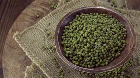 Portion of Mung Beans (seamless loopable 4K UHD footage)