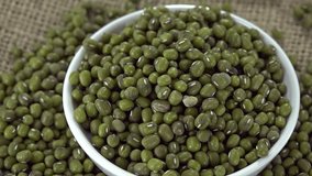 Heap of Mung Beans (seamless loopable 4K UHD footage)