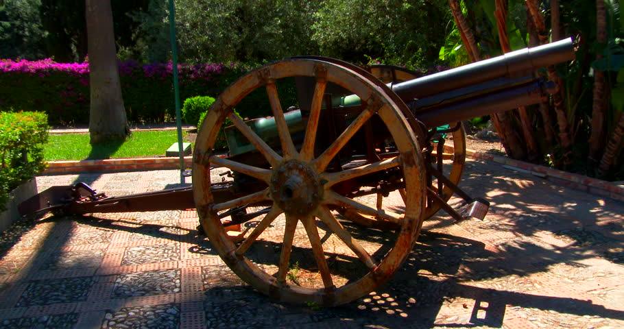 Public gardens in Taormina, Sicily, August 2014