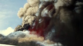 Vulcano Etna eruption