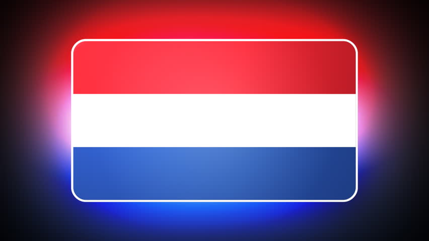 Netherlands 3D flag - HD loop 