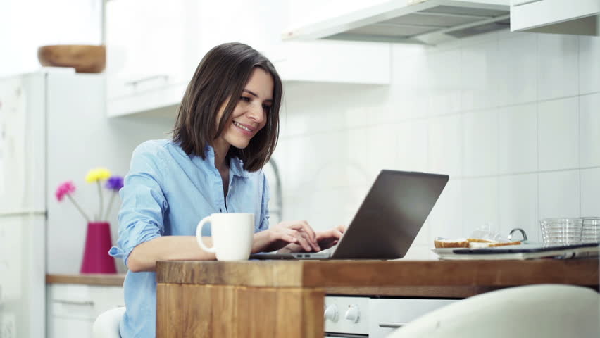 female laptop