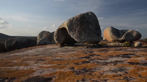 Prehistoric stones in Pai Mateus Lajedo, Paraíba, Brazil