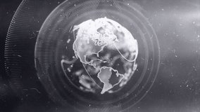 Digital Globe 4k, Futuristic digital blockchain background, fintech technolog - Powered by Shutterstock - Get 15% off with code: PIKWIZARD15