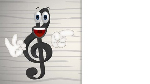 Funny Clef Music Note Cartoon Video De Stock 100 Libre De Droit Shutterstock