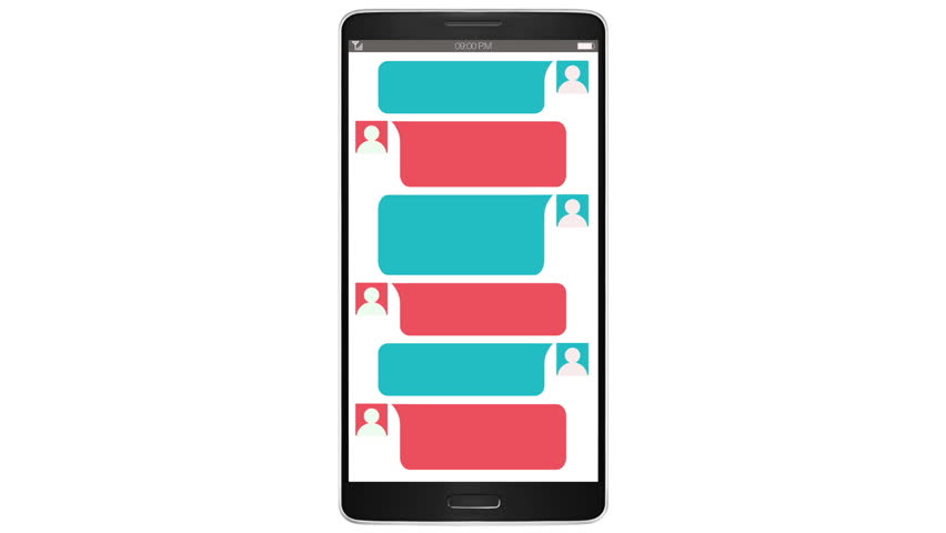 Empty Speech Bubble In Messenger Stock Footage Video 100 Royalty Free 9740054 Shutterstock