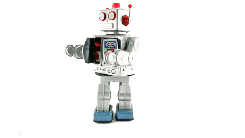 attack retro robot toy 